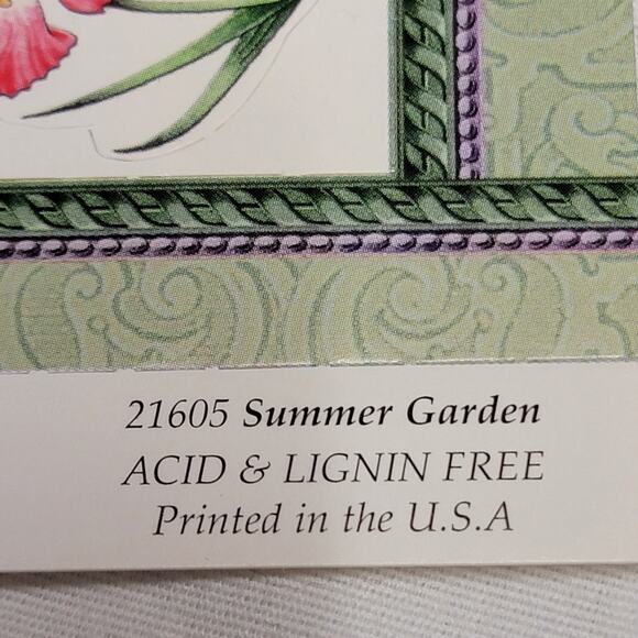 NRN Designs Summer Garden‎ Die Cuts 21605 Floral Flowers Scrapbooking Crafts - Picture 3 of 3